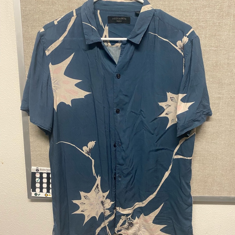 All saints Hawaiian button down